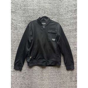 Staple World Renowned Pigeon Brand Full-Zip Bomber Jacket Black Mens Size S